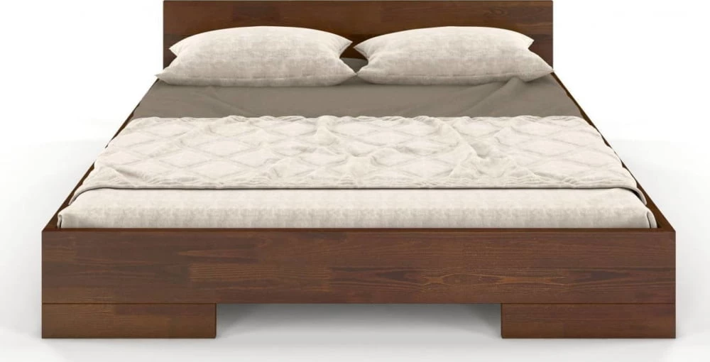 Łóżko drewniane sosnowe do sypialni Spectrum 180 niskie 