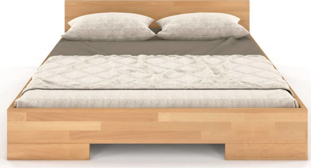 Łóżko drewniane bukowe do sypialni Spectrum 140 niskie