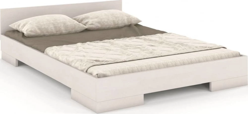 Łóżko drewniane bukowe do sypialni Spectrum 140 niskie