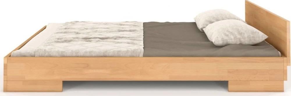 Łóżko drewniane bukowe do sypialni Spectrum 180 niskie