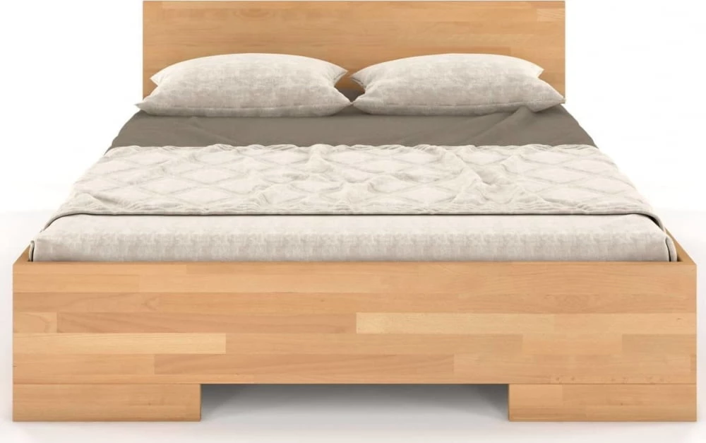 Łóżko drewniane bukowe do sypialni Spectrum 160 maxi&long