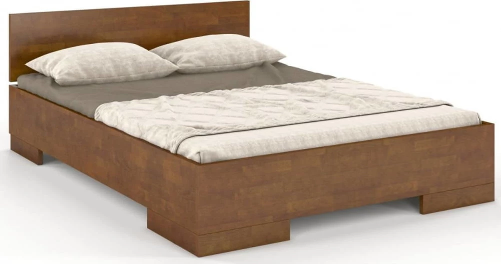 Łóżko drewniane bukowe ze skrzynią na pościel Spectrum 200 maxi & long 
