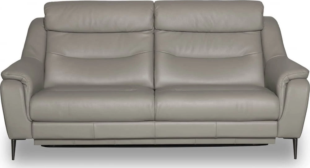 Elegantní, kožená 3-místná pohovka pro každodenní spaní s matrací do obývacího pokoje Gladiolus