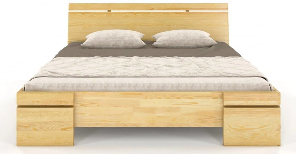 Łóżko drewniane sosnowe do sypialni Sparta maxi 120