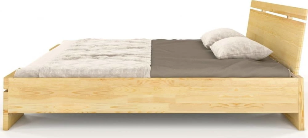 Łóżko drewniane sosnowe ze skrzynią na pościel do sypialni Sparta maxi & st 160