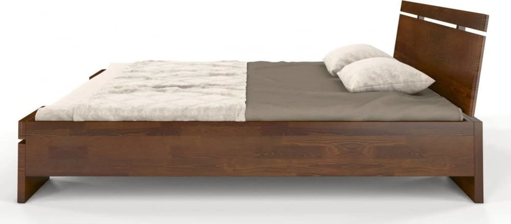 Łóżko drewniane sosnowe ze skrzynią na pościel do sypialni Sparta maxi & st 180