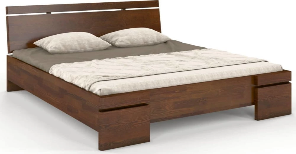 Łóżko drewniane sosnowe do sypialni Sparta maxi & long 140