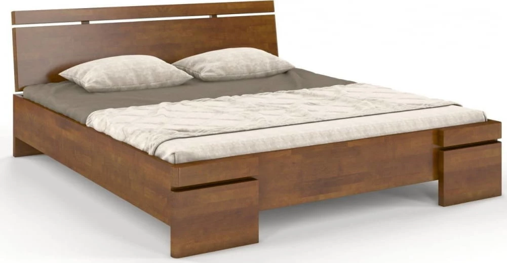 Łóżko drewniane bukowe do sypialni Sparta maxi & long 180