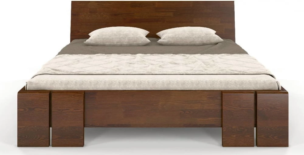 Łóżko drewniane sosnowe do sypialni Vestre maxi & long 140