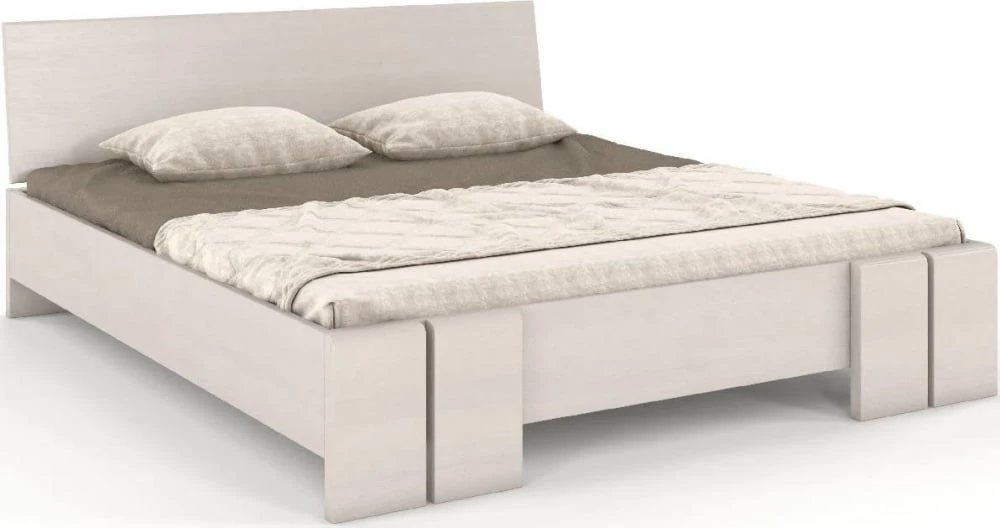 Dřevěná postel borovicová 200 do ložnice Vestre maxi & long