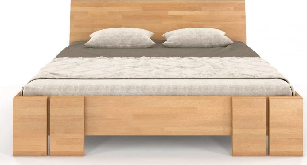 Dřevěná postel buková 200 do ložnice Vestre maxi & long