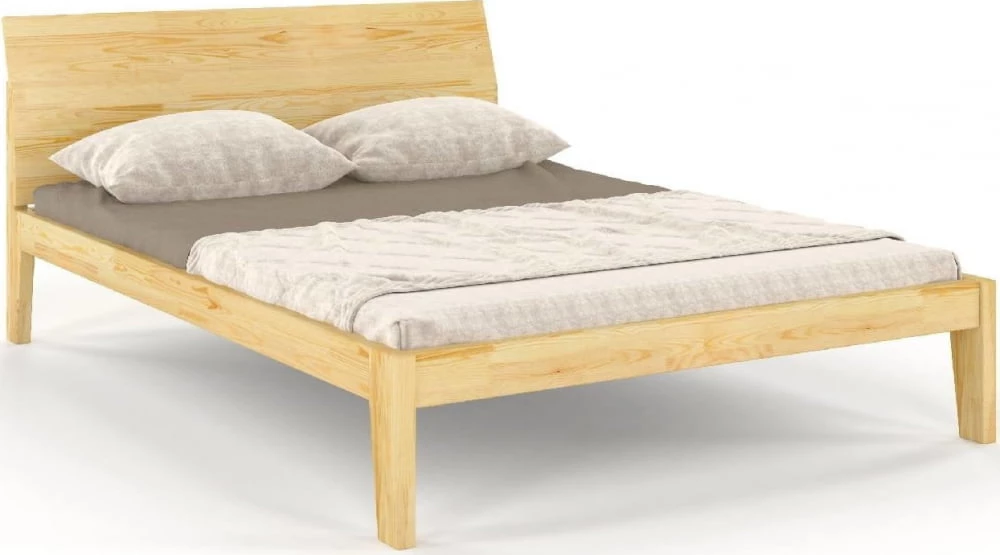 Łóżko 180 drewniane sosnowe do sypialni Agava
