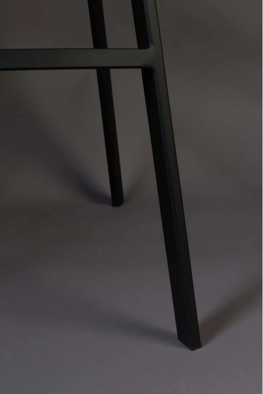 Krzesło barowe Franky aksamit szary