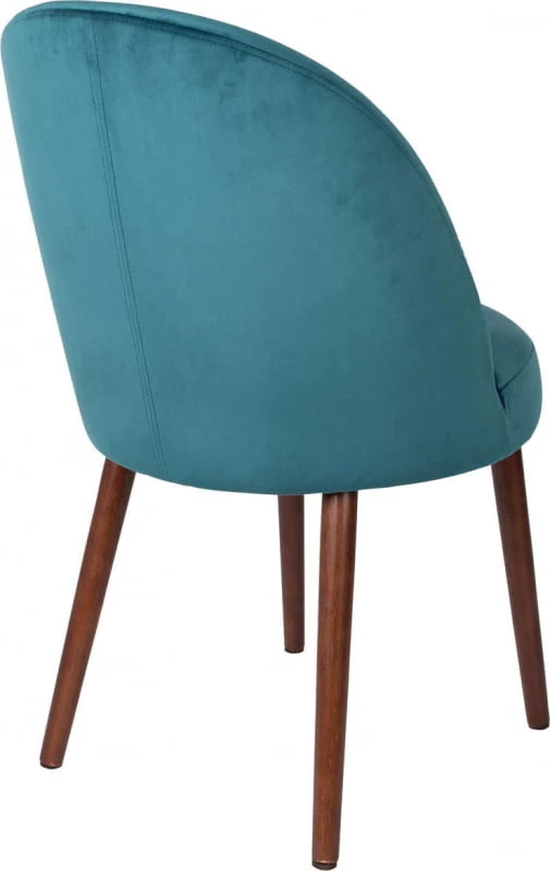 Krzesło Barbara aksamit niebieski