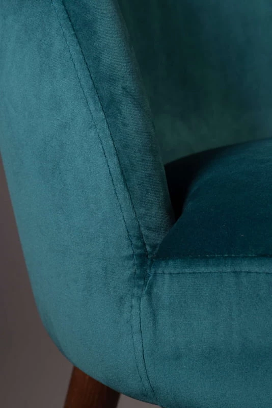 Krzesło Barbara aksamit niebieski
