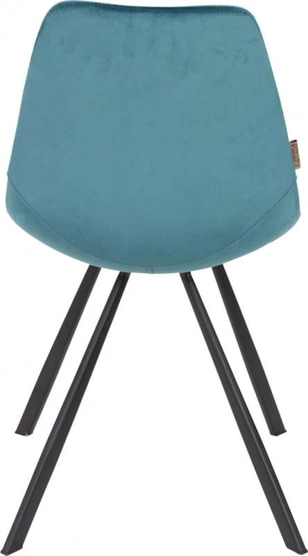 Krzesło Franky aksamit niebieski