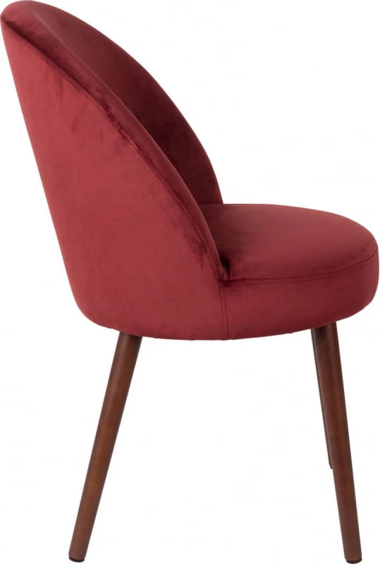Krzesło Barbara aksamit czerwony