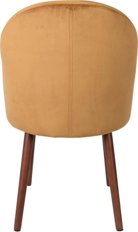 Krzesło Barbara aksamit karmelowy