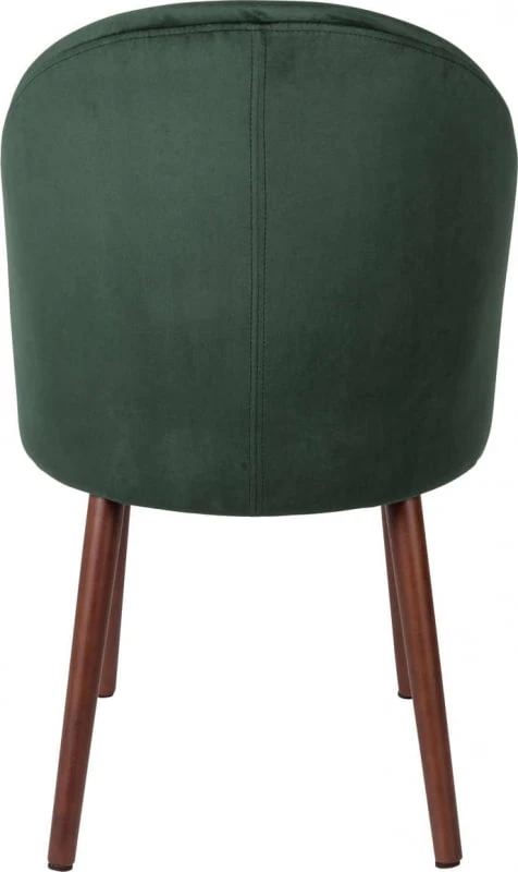 Krzesło Barbara aksamit zielony