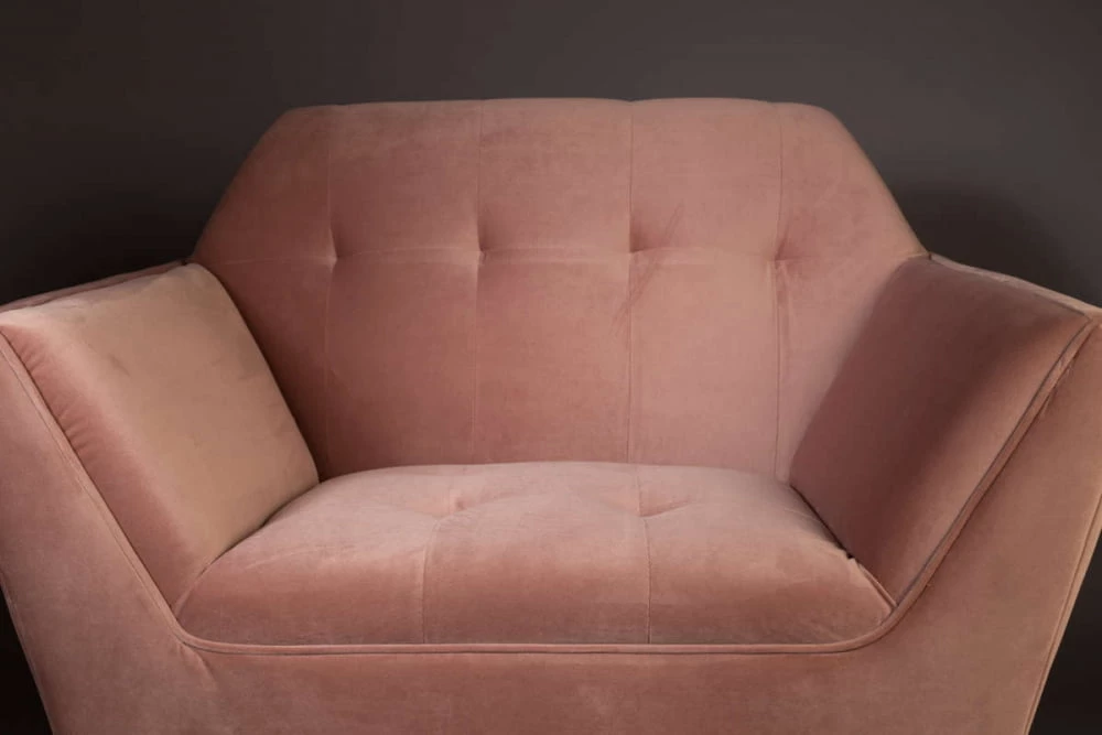 Fotel lounge różowy Kate