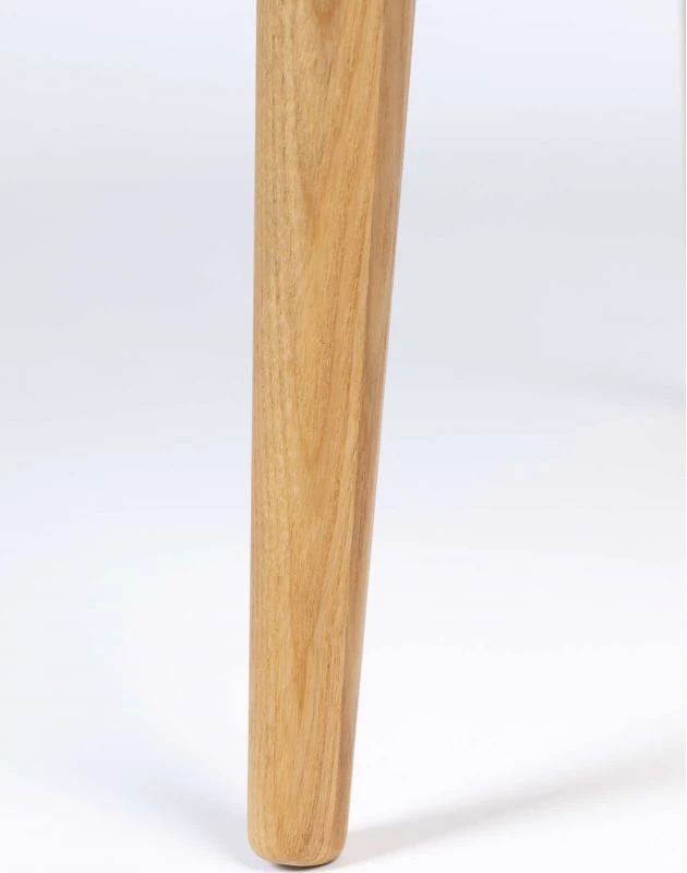Stolik drewno kauczukowe jasne Barbier
