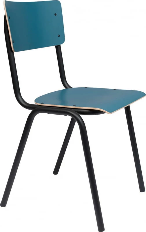 Krzesło niebieskie mat Back to school