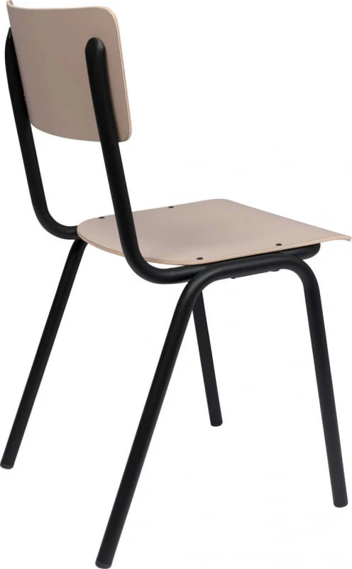 Krzesło beżowe mat Back to school