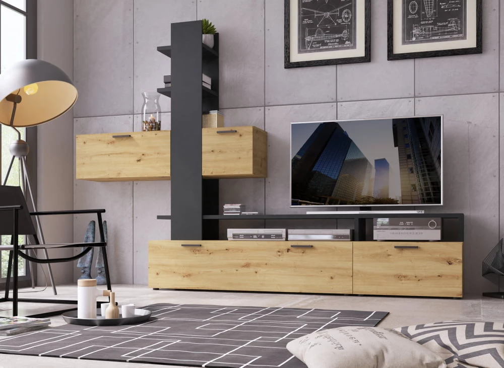 Moderní obývací stěna do obývacího pokoje Easy