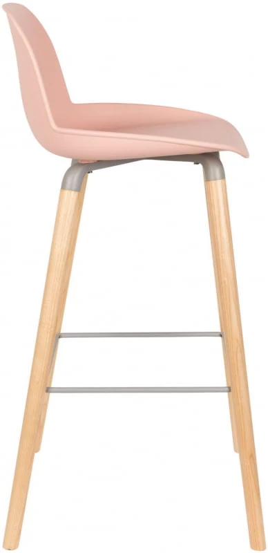 Krzesło barowe różowe Albert Kuip