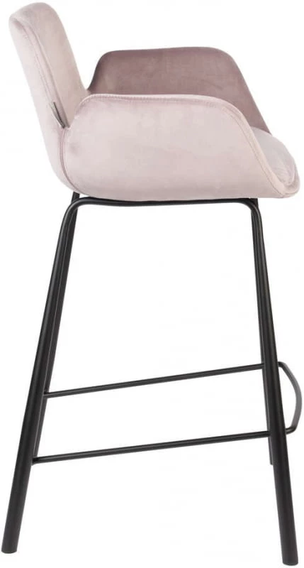Krzesło barowe Brit różowe