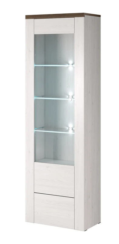 Moderní 1-dvířková vitrína do obývacího pokoje Larona