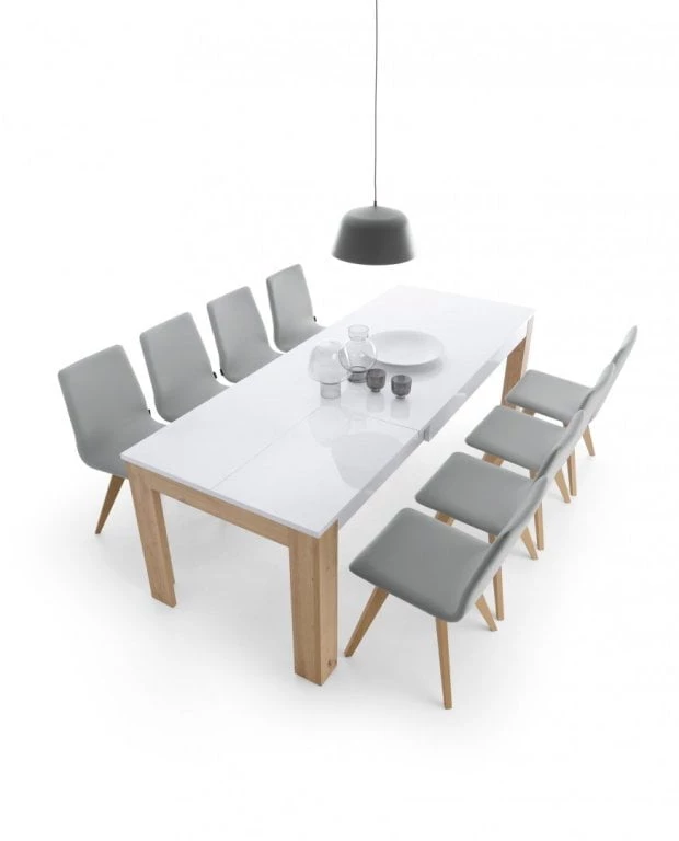 Moderní rozkládací jídelní stůl Lyon
