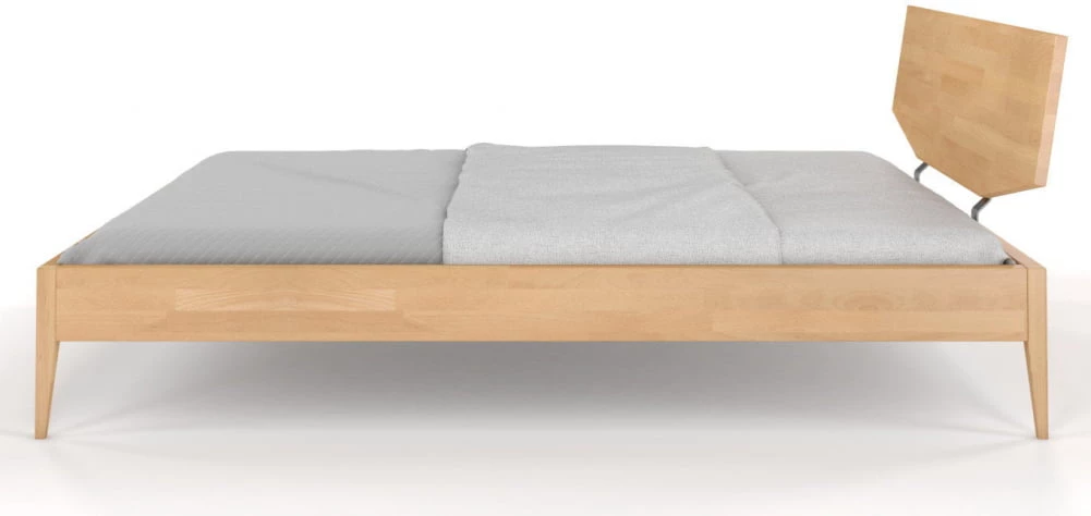 Dwuosobowe łóżko 160 drewniane bukowe do sypialni Sund