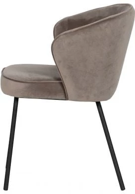 Krzesło khaki  (velvet) Admit