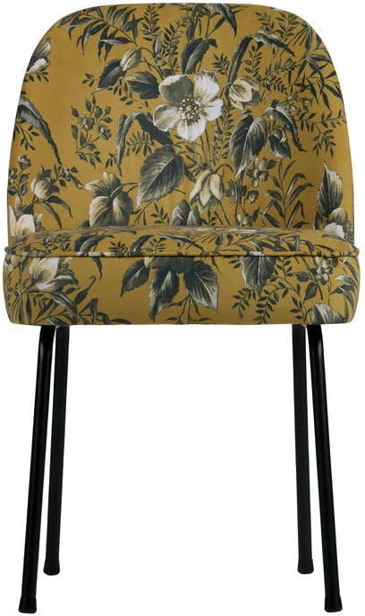 Krzesło musztarda/kwiaty Vogue