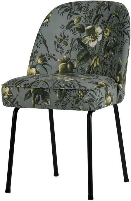 Krzesło szare/kwiaty Vogue