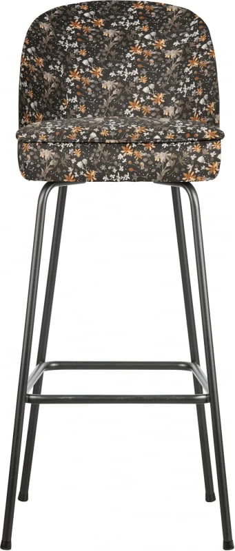 Krzesło barowe 80 aquarel flower velvet Vogue