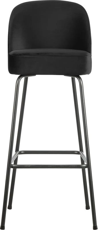 Krzesło barowe 80 czarne velvet Vogue