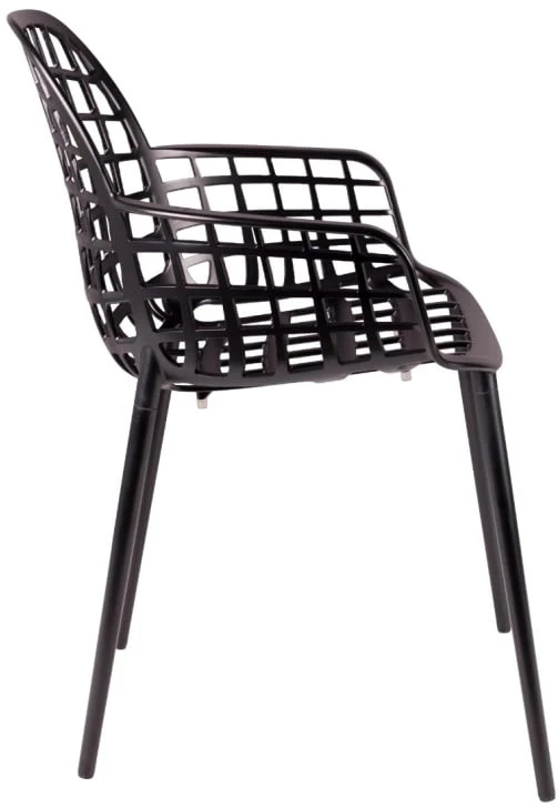 Krzesło ogrodowe czarne Albert Kuip