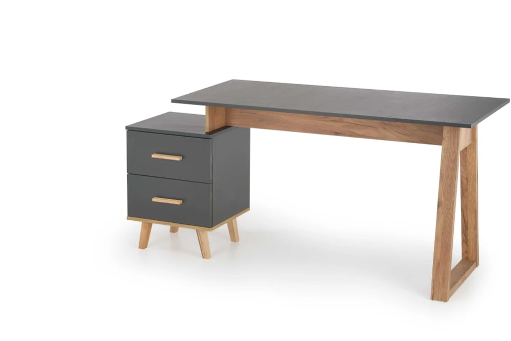 Funkcjonalne biurko z szufladami do biura lub gabinetu Sergio