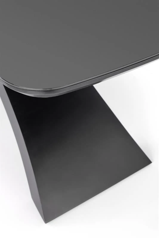 Rozkładany stół Silvestro do jadalni ciemny popiel-czarny