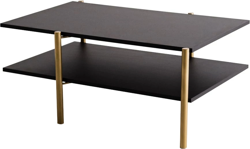 Konferenční stolek Rave Solid Wood černý 100x60