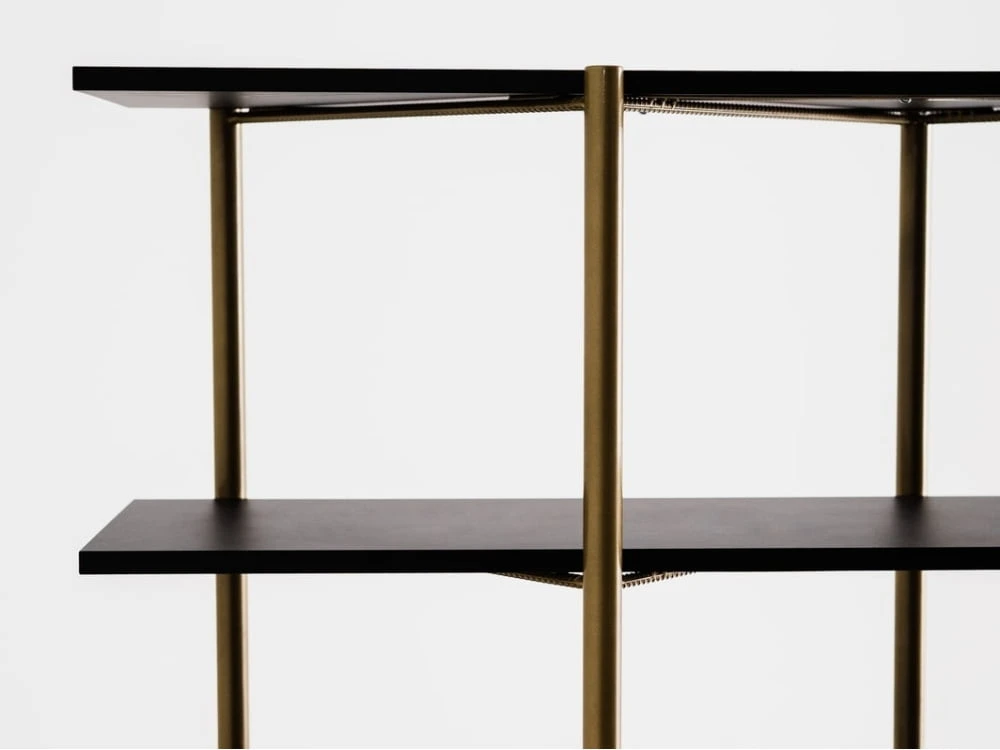Regál Rave Solid Wood hnědý 110x35
