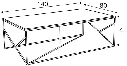 Stolik kawowy Fancy 140x80