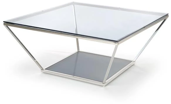 Konferenční stolek Fabiola do obývacího pokoje kouřené sklo