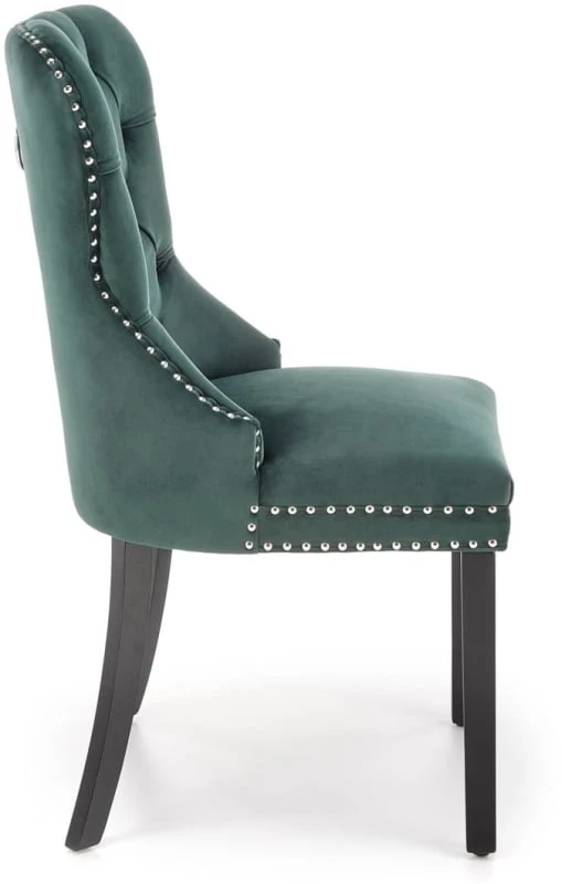 Tapicerowane krzesło Miya do jadalni zielony