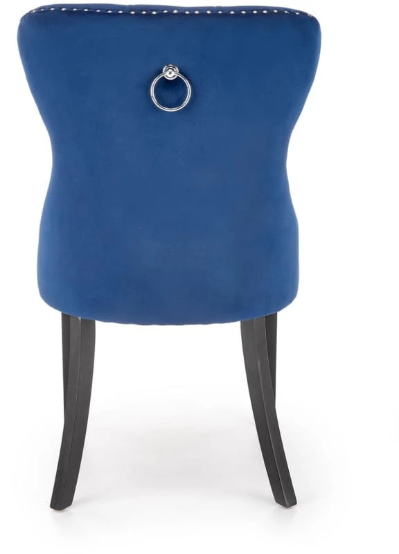 Tapicerowane krzesło Miya do jadalni granatowy