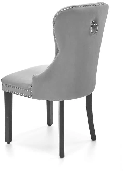 Tapicerowane krzesło Miya do jadalni popielaty
