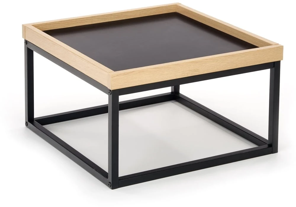 Konferenční stolek Vespa S do obývacího pokoje přírodní s černou