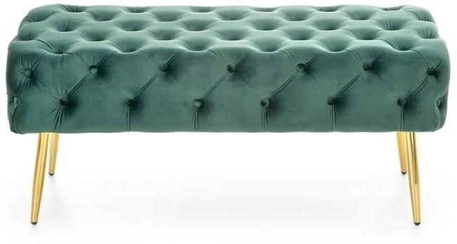 Čalouněná lavice Athena zelená